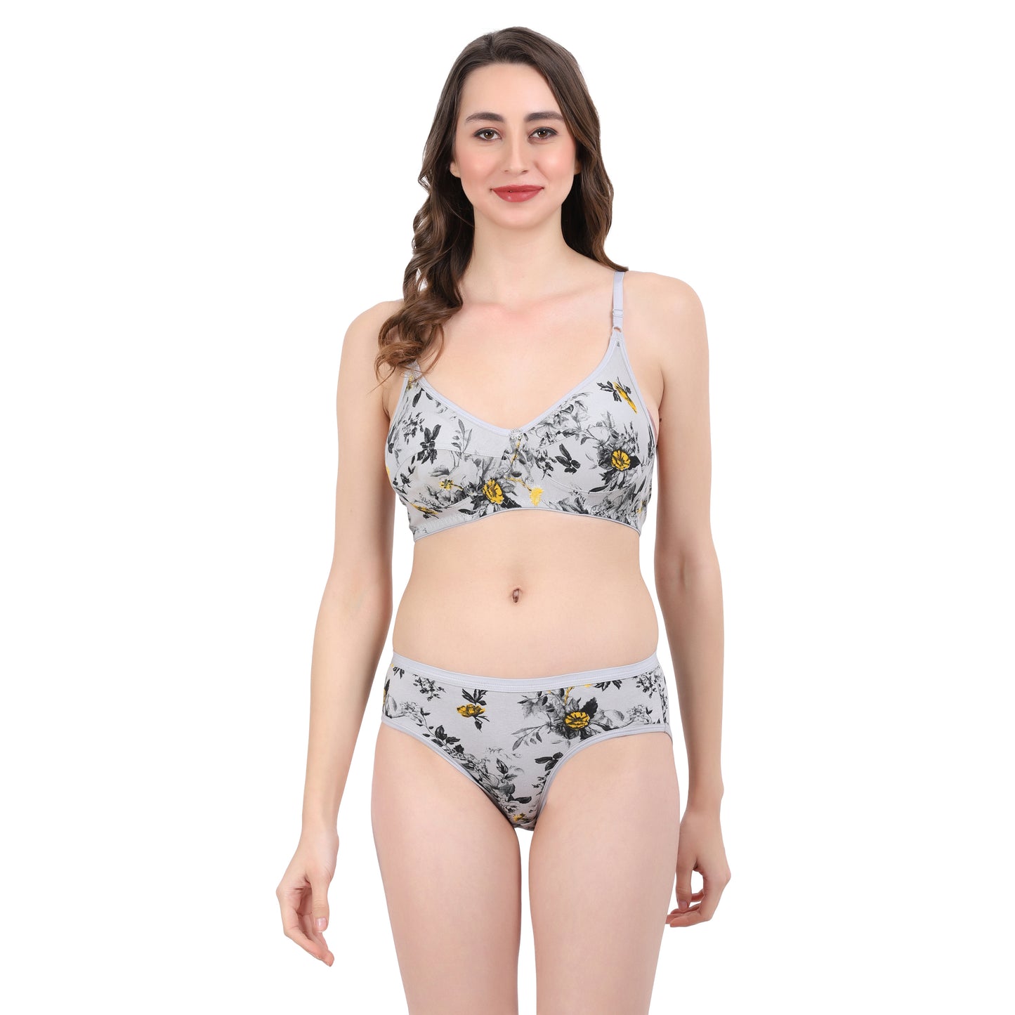 flomi women Everyday bra panty Set 3 pack Combo