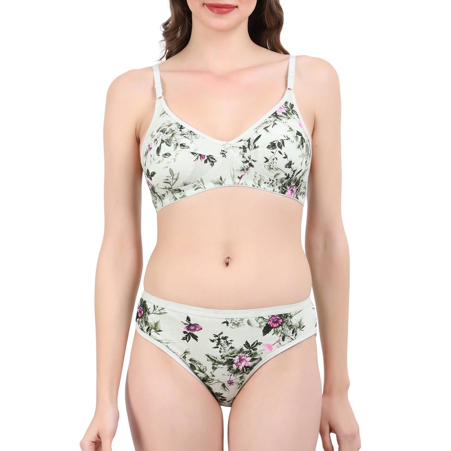 flomi women Everyday bra panty Set 3 pack Combo